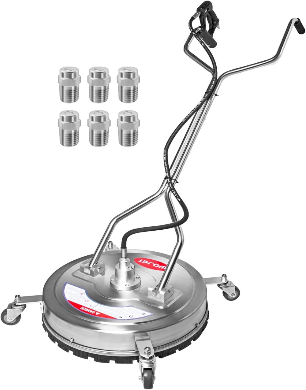 WOJET 22" Pressure Washer Surface Cleaner with 4500 PSI Power