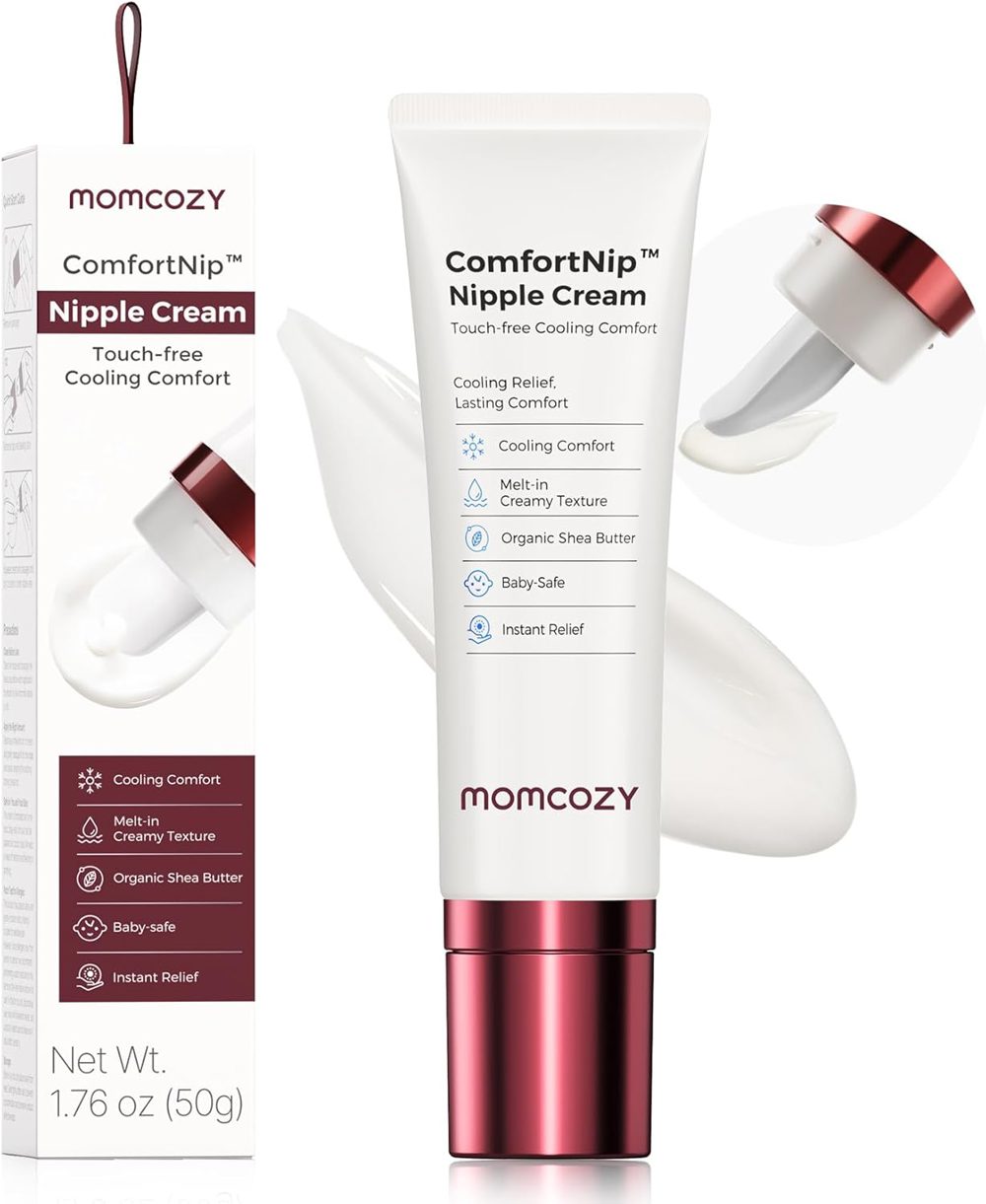 Momcozy ComfortNip™ Cooling & Touch‑Free Nipple Cream Easy Relief for Breastfeeding Moms