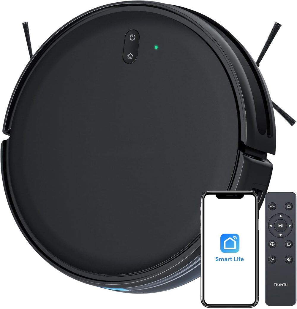 Smart Robot Vacuum and Mop with App & Voice Control