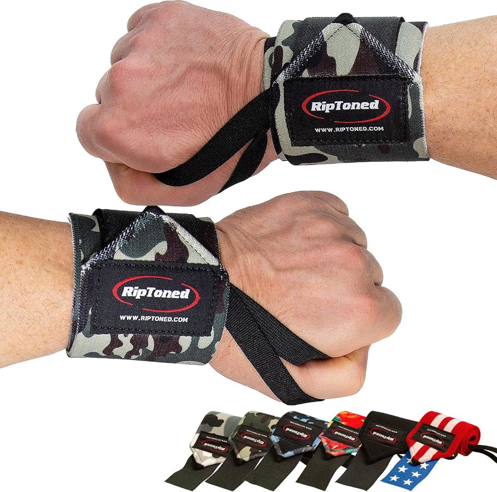 Rip Toned 18” Wrist Wraps — Pro Weightlifting Grip and Support