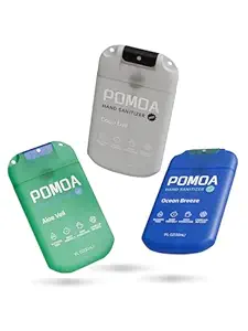 POMOA Alcohol‑Free Hand Sanitizer Spray Gentle, Hydrating & Travel‑Friendly