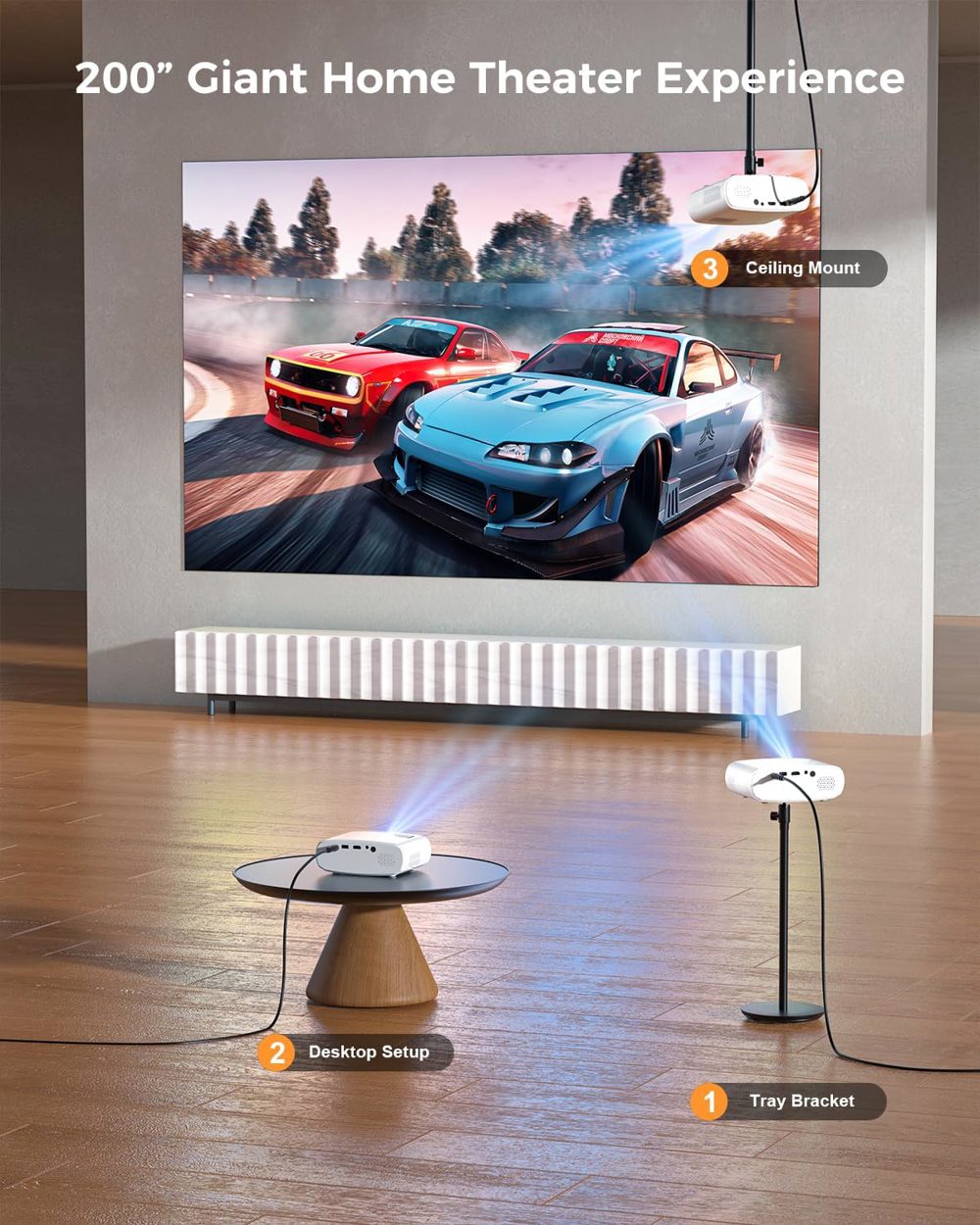 ELEPHAS Mini HD Projector
