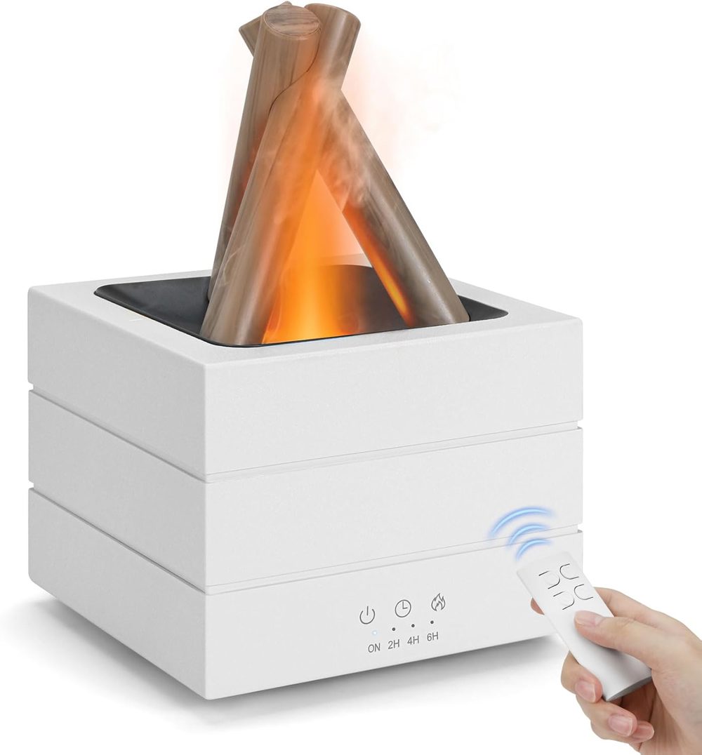 Bonfire Aromatherapy Diffuser with Lights and Remote Control