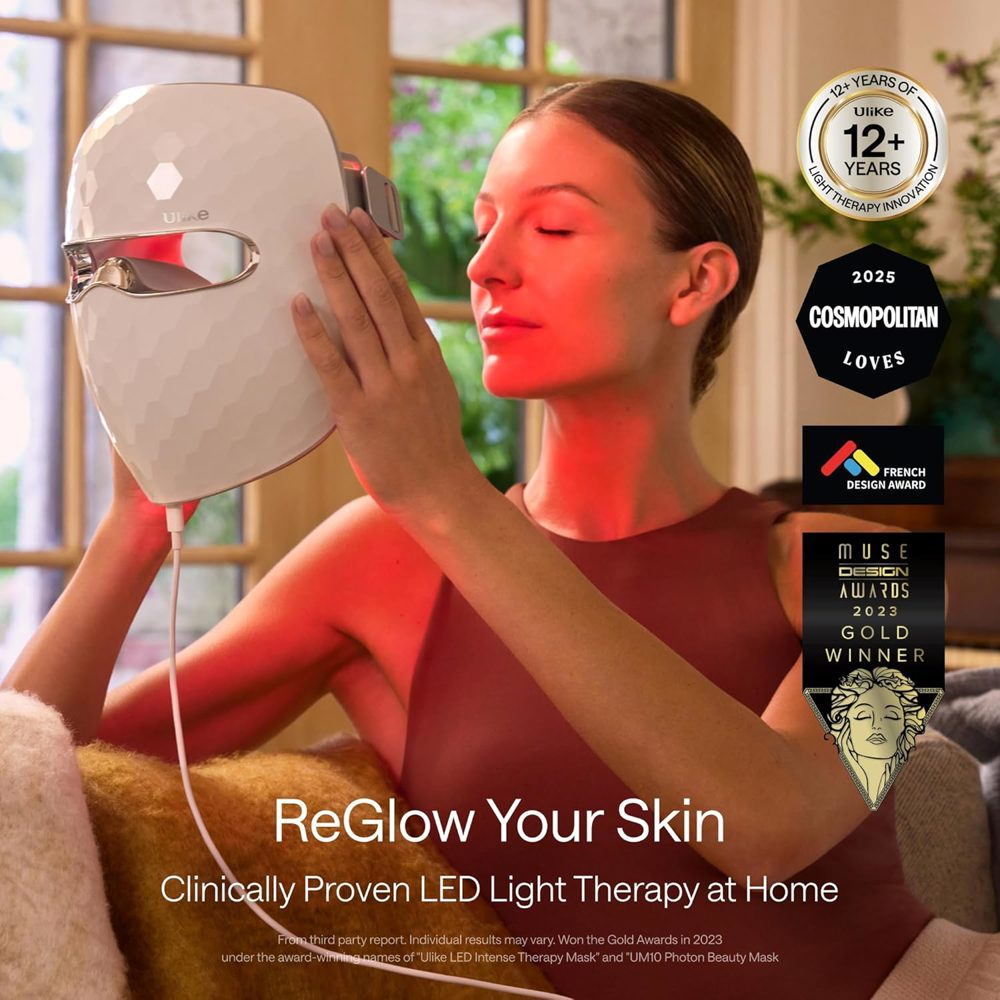ReGlow LED Light Therapy Face Mask — Spa‑Level Skin Treatments at Home