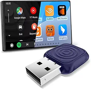 CarlinKit MiNi Ultra Wireless CarPlay and Android Auto Adapter USB Plug and Play