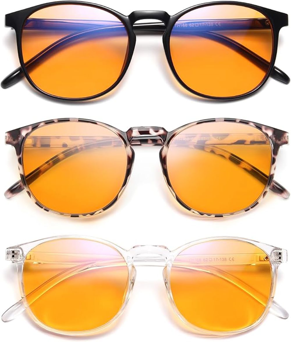 IBOANN Blue Light Blocking Glasses With UV400 Protection Stylish Screen Gear