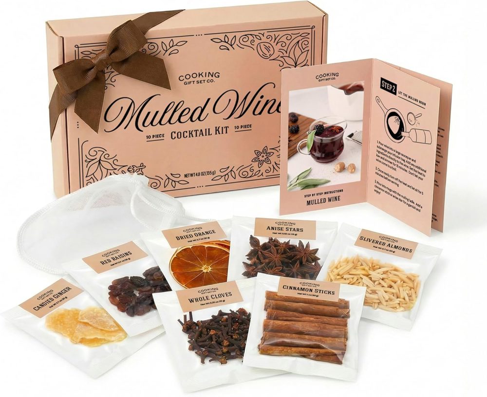 Mulled Wine Kit with Mulling Spices for Cider and Gluhwein