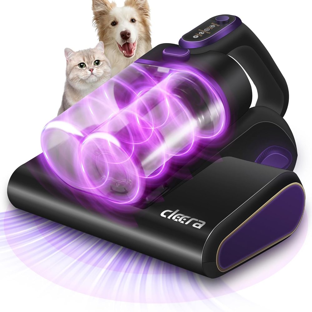 16KPa Mattress Vacuum Cleaner with UV‑C, Heat, and HEPA Filtration