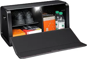 EARJIA Car Trunk Organizer Collapsible Storage Box With Adjustable Compartments