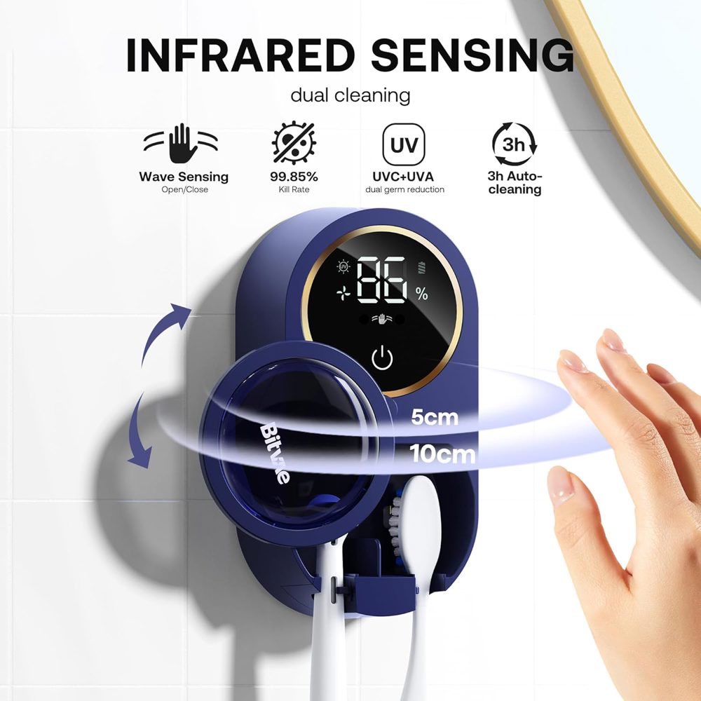 Bitvae Infrared Sensing Toothbrush Holder
