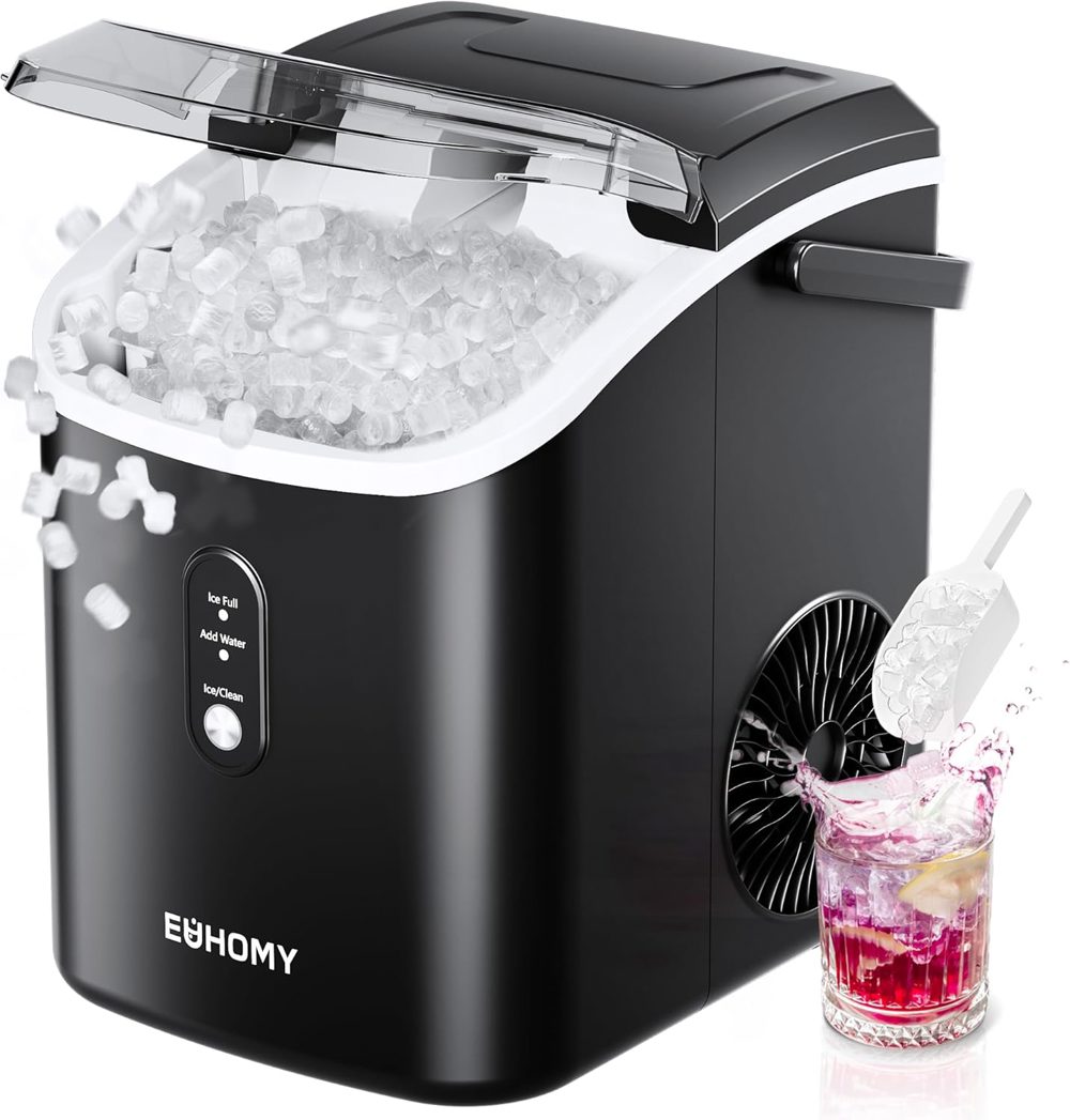 EUHOMY Nugget Ice Maker Countertop