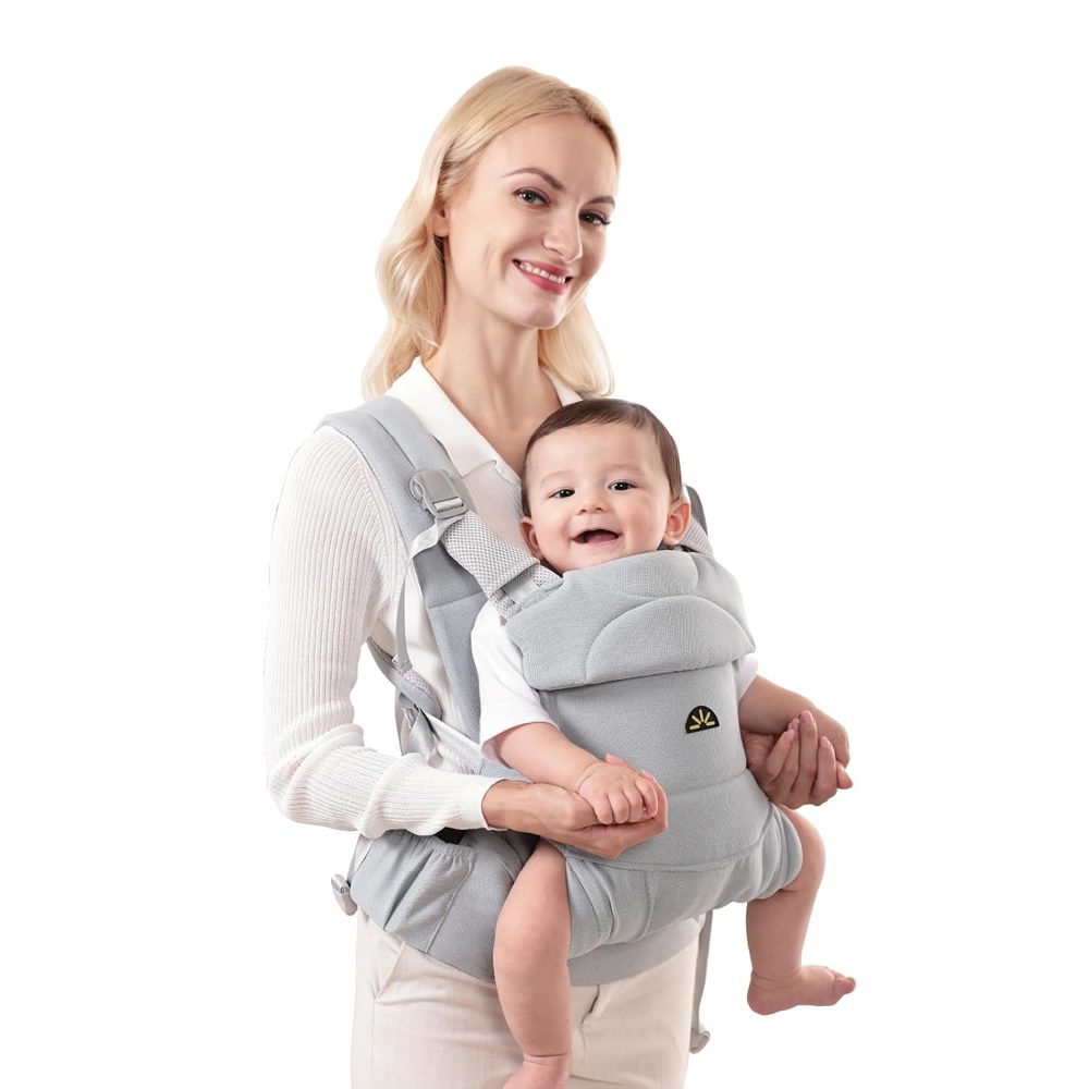 Adjustable Baby Carrier for Newborns to Toddlers Ultra‑Soft Ergonomic Support