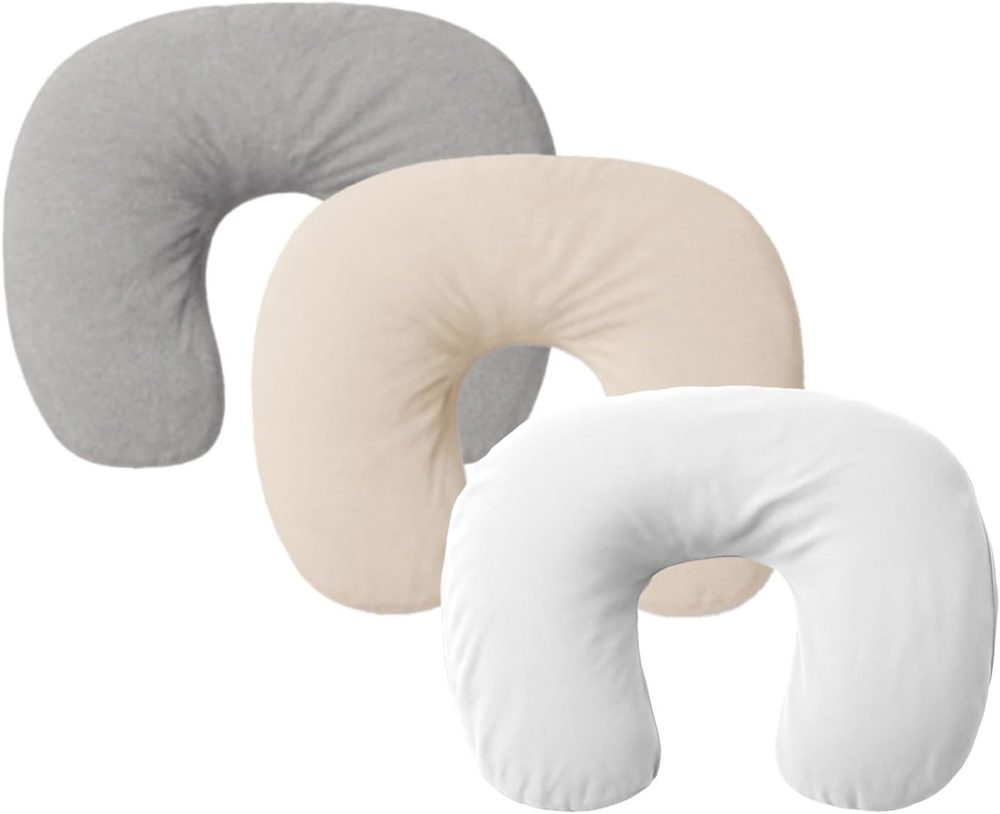 3‑Pack Nursing Pillow Covers for Boppy Pillow Soft, Breathable & Easy to Change