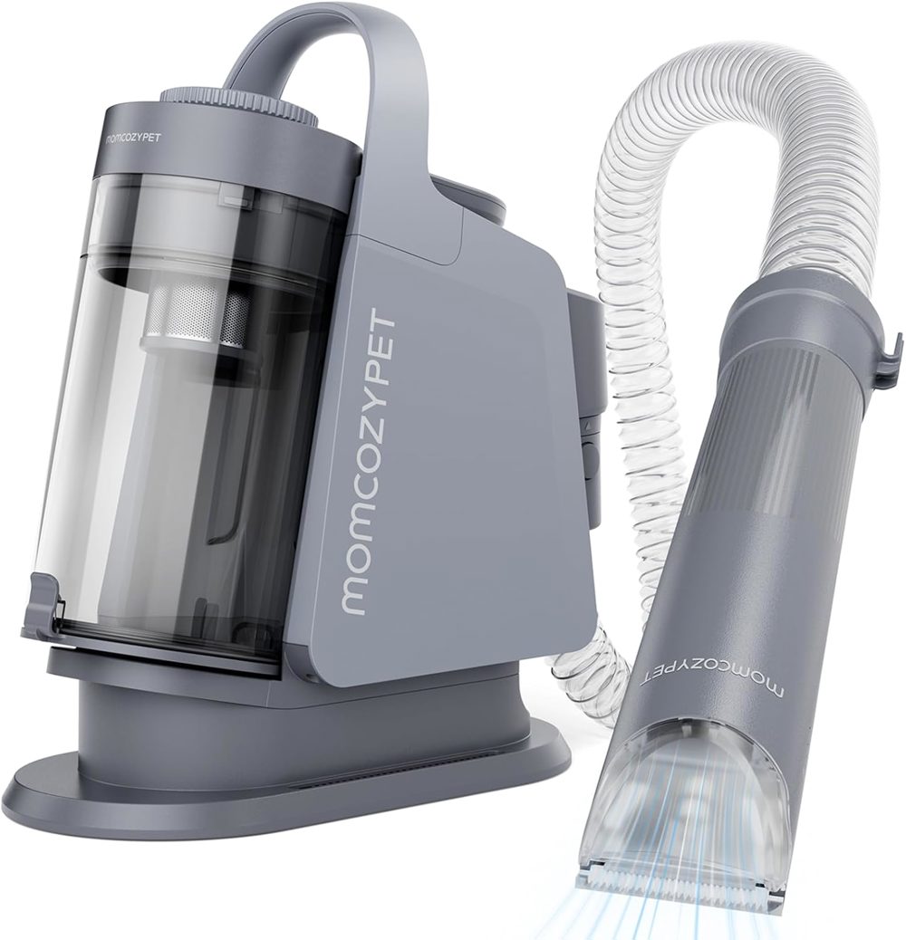 FurEase Dog Grooming Vacuum Kit with Clippers and 5 Tools