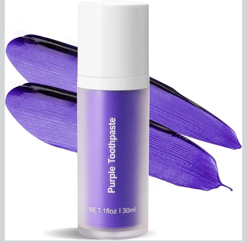 Ktintar Purple Teeth Whitening Toothpaste – Daily Brightening Gel Paste