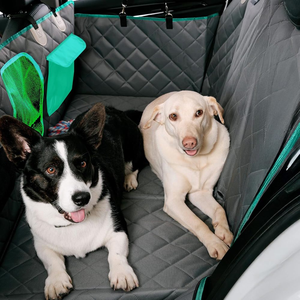 Waterproof Dog Car Seat Cover Backseat Hammock for SUV Trucks and Cars